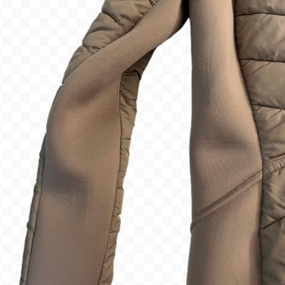 Bernardo Light Tan Eco Plume Women's Puffer Quilted Jacket Size XS - Picture 7 of 14
